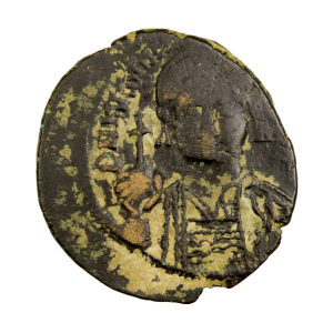 Justinian I Æ half-Follis Carthage mint Second officine