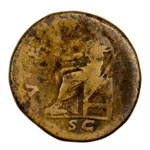 Sabine sesterce frappé à Rome en 133