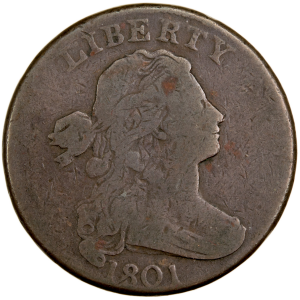 USA large cent 1801