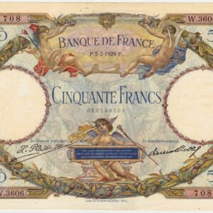 50 francs LOM 5 2 1929