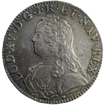 Louis XV écu aux branches d'olivier 1726 Aix