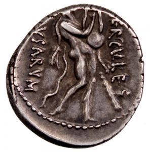Pomponia denar HERCULES MVSARVM