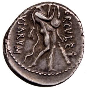Pomponia denier HERCULES MVSARVM