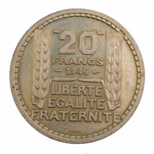Gvt provisoire 20 francs 1945 ESSAI