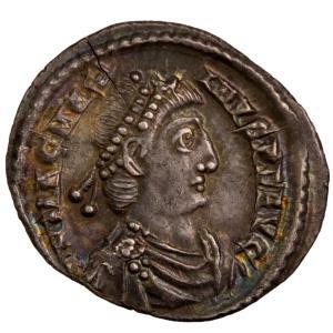 Magnus Maximus silique frappé à Trêves en 384-8