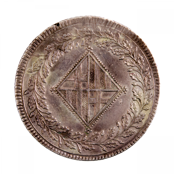 Espagne Barcelone Joseph Napoléon 5 Pesetas 1809