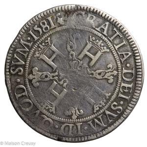 Navarre Henri III Franc 1581