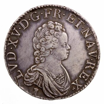 Louis XV Ecu Vertugadin 1716 Rennes