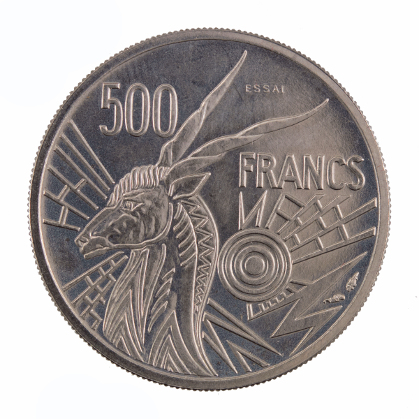 Etats de l'Afrique Centrale 500 francs 1975 Essai