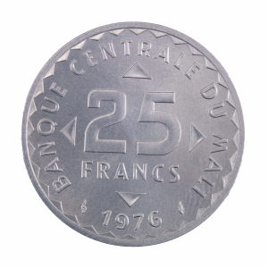 Mali 25 francs 1976 Essai