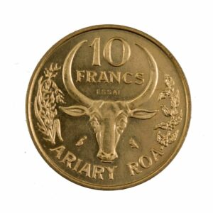 Madagascar 10 francs 1970 Essai
