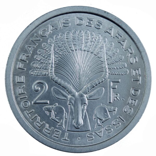 Djibouti Afars 2 francs 1968 Essai