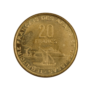 Djibouti Afars 20 francs 1968 Essai