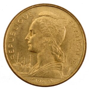 Djibouti Afars 20 francs 1968 Essai