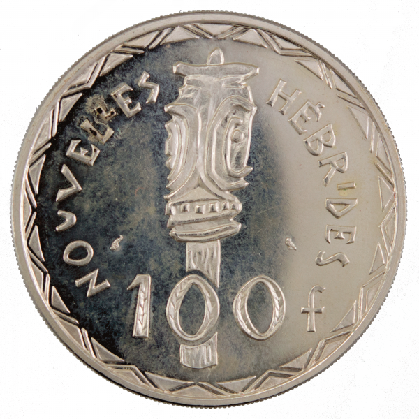 Nouvelles Hebrides 100 francs 1966 Essai