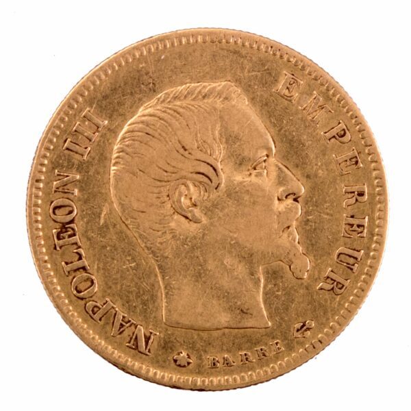 Napoleon III 10 francs 1855 Strasbourg
