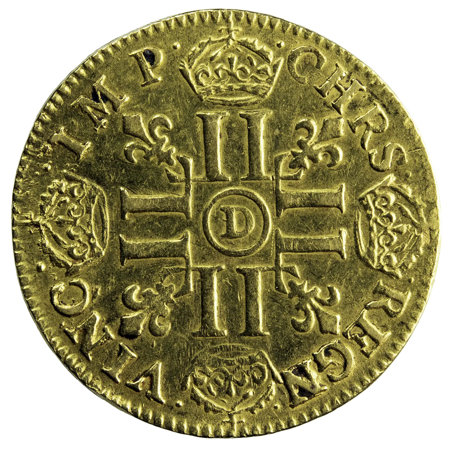 Louis XIV louis à la perruque 1687 Lyon