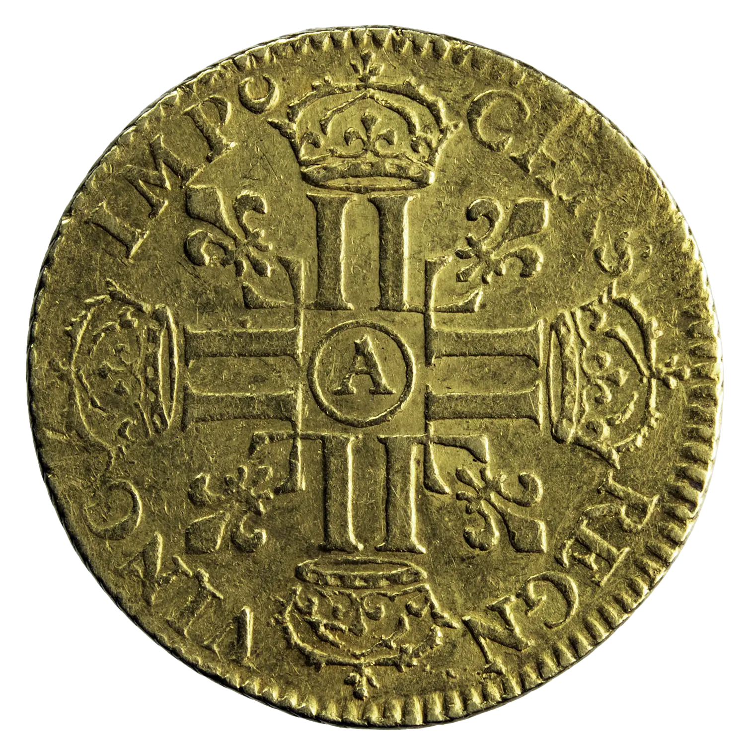 Louis XIV louis à la perruque 1689 Paris