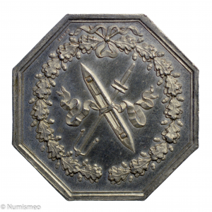 Jeton comptoir de l’industrie liniere 1846