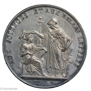 Jeton Concours general Sciences et belles lettres 1844
