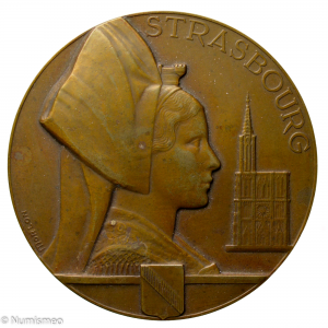 Médaille navire de ligne Strasbourg
