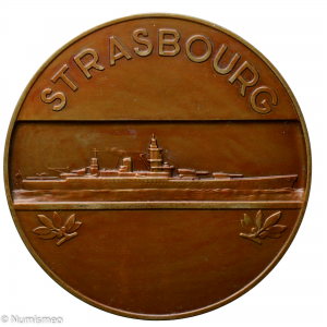 Médaille navire de ligne Strasbourg