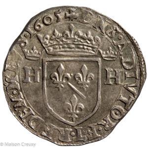 Dombes Henri II AR teston 1605