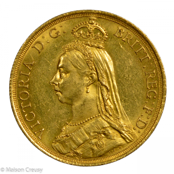 Great Britain Victoria 2 pounds 1887
