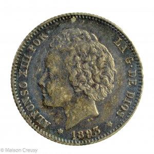 Espagne Peseta 1893