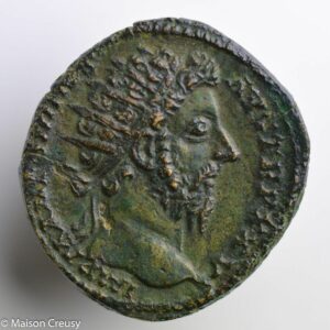 Marc Aurèle dupondius Rome 171