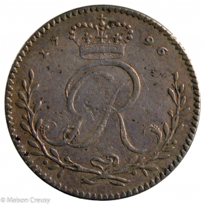 Cote de l'or Britannique Tackoe 1796