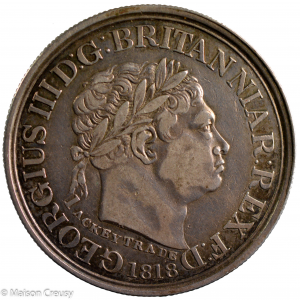 Cote de l'or britannique Ackey 1818