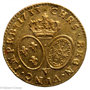 Louis XV louis aux lunettes 1733 Troyes