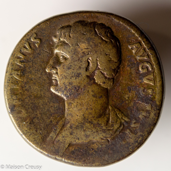 Hadrianus AE sestertius R2 on RIC