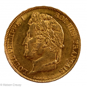 Louis Philippe 20 francs 1848 Paris PCGS AU58