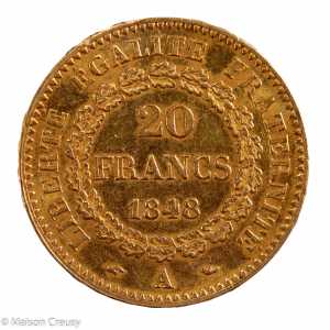 IIe République 20 francs 1848 A