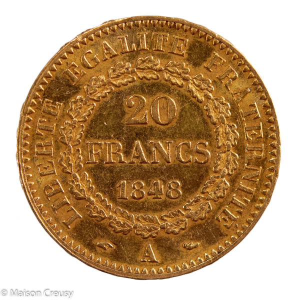 IIe République 20 francs 1848