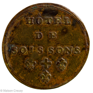 Jeton pré-Maçonnique Ile de France Hotel de Soissons