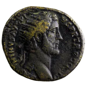 Antonin le Pieux dupondius Temple au revers