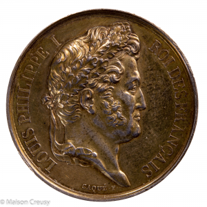 Louis Philippe médaille argent chambre des deputés 1837