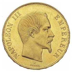 Napoleon III 100 francs 1858 Paris PCGS MS62