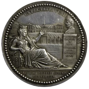 Charles X silver Medal Versailles