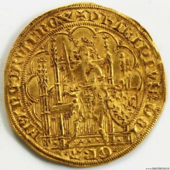 Philippe VI Ecu d'or à la chaise 2eme émission