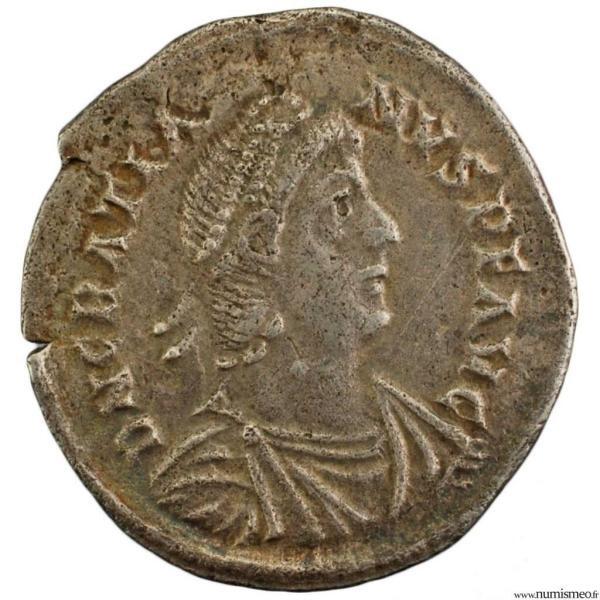 Gratien milliarense frappé à Rome