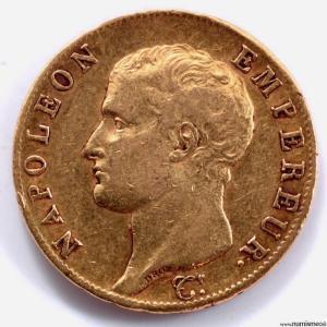 Napoleon I 40 Francs An 14 Paris