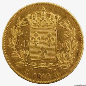 Louis XVIII 40 francs 1816 Bayonne