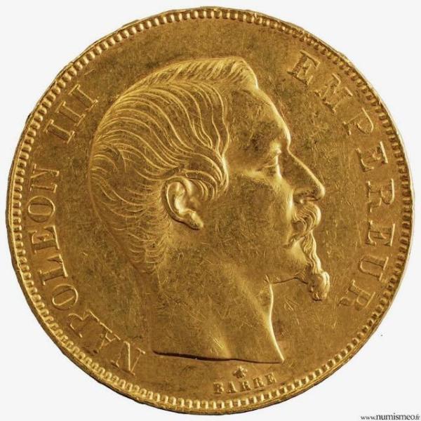 50 francs 1858 BB