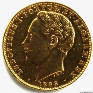 Portugal 10000 reis 1888