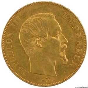 Napoléon III 50 francs 1856 Paris