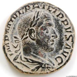 Philippe I Sesterce revers FELICITAS TEMP